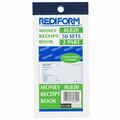 Rediform Office 8L820 2-Part Carbonless Flexible Cover Numbered Receipt Book with 50 Sheets 328RED8L820
